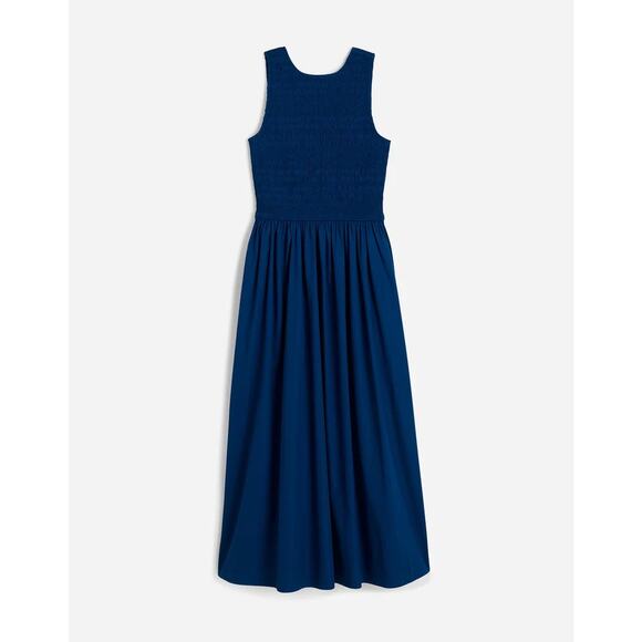 Madewell Womens Melody Scoopback Smocked Midi Dress NW232 Blue Moon Sze PXXS NWT - Picture 5 of 5